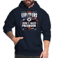 "Real Explorers don't need Facebook Maps" - Hoodie - Navy