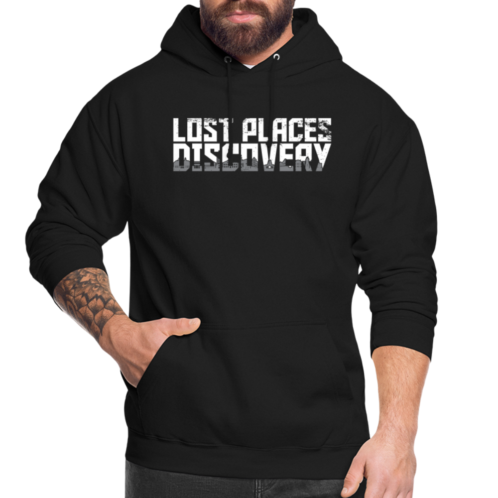 Unisex Hoodie "Lost Places Discovery" Retro Edition - Schwarz