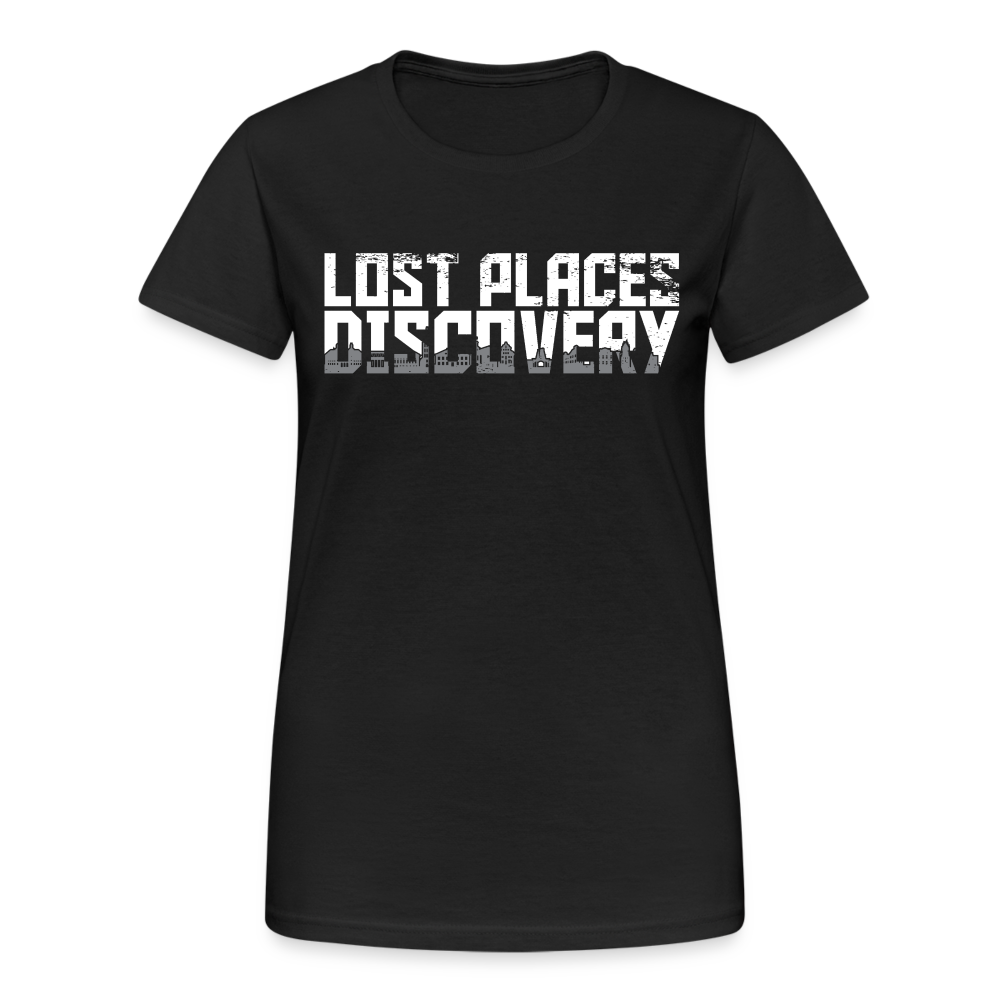 Frauen T-Shirt "Lost Places Discovery Retro Edition - Schwarz