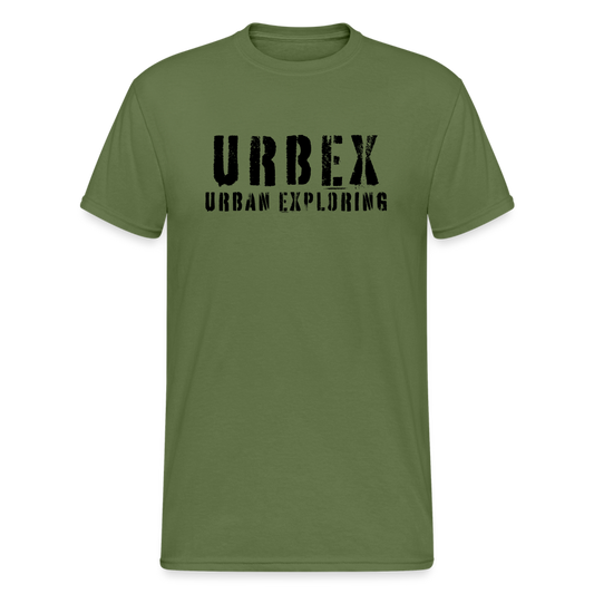 T-Shirt "Urbex - Urban Exploring" Military - Militärgrün